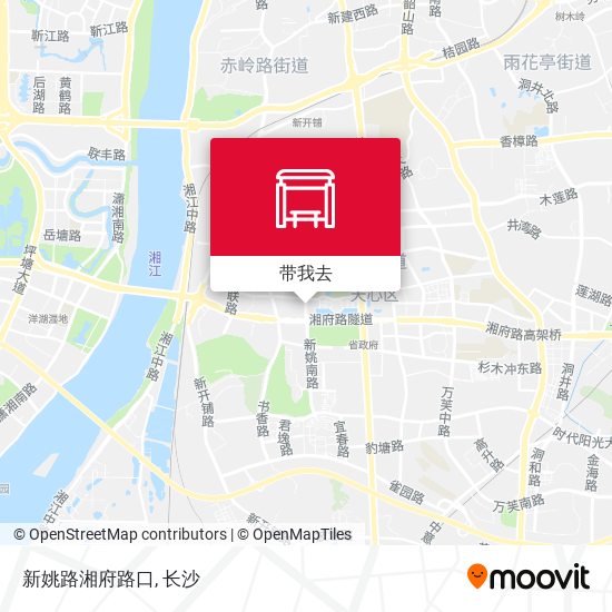新姚路湘府路口地图