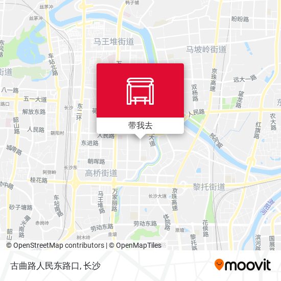 古曲路人民东路口地图