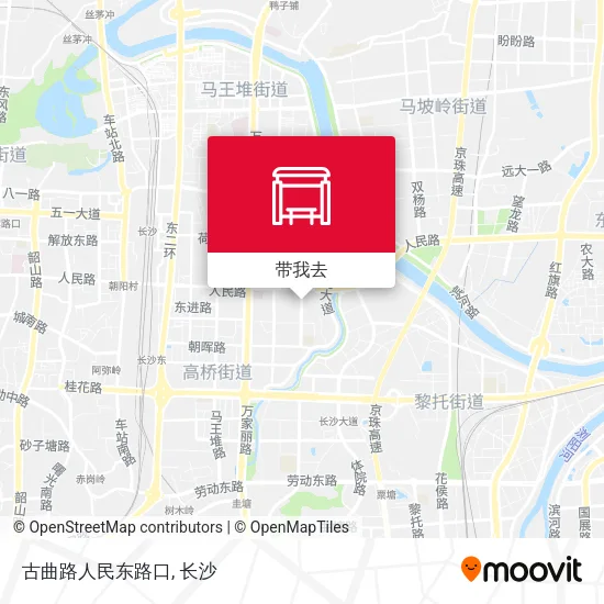 古曲路人民东路口地图