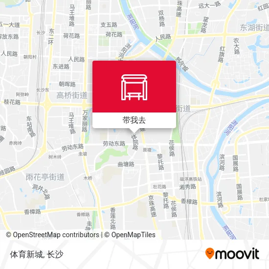 体育新城地图