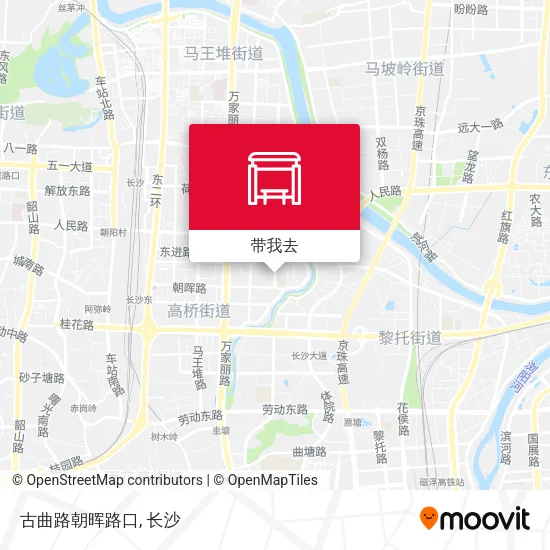 古曲路朝晖路口地图