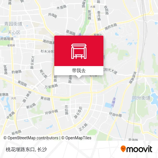 桃花塮路东口地图
