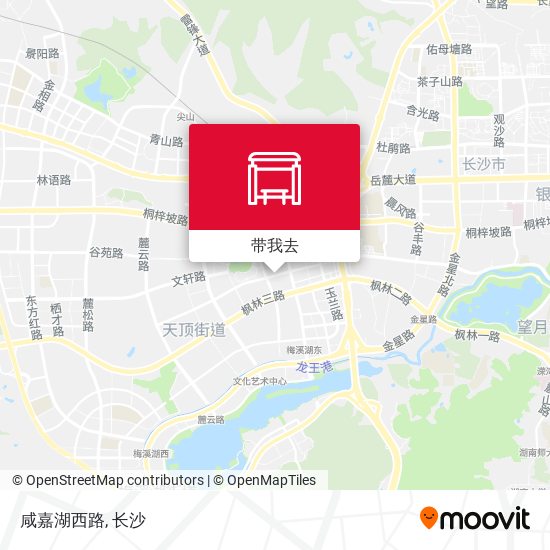 咸嘉湖西路地图