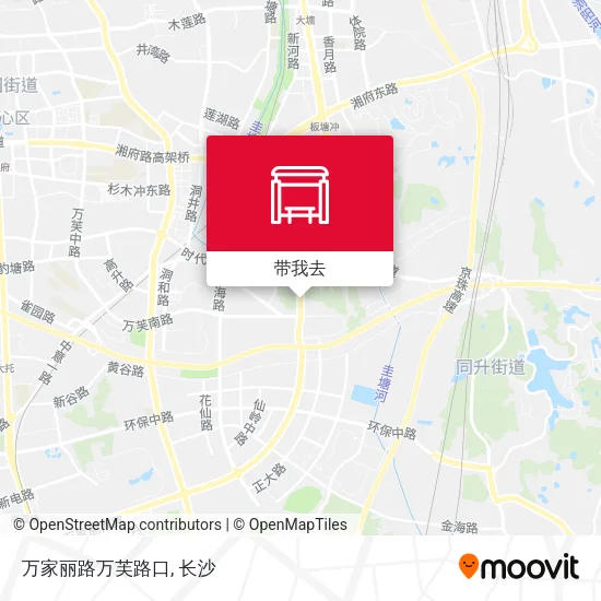 万家丽路万芙路口地图