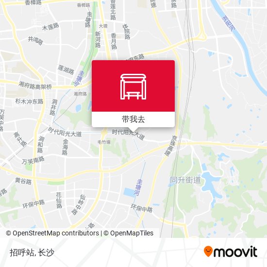 招呼站地图