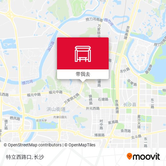 特立西路口地图