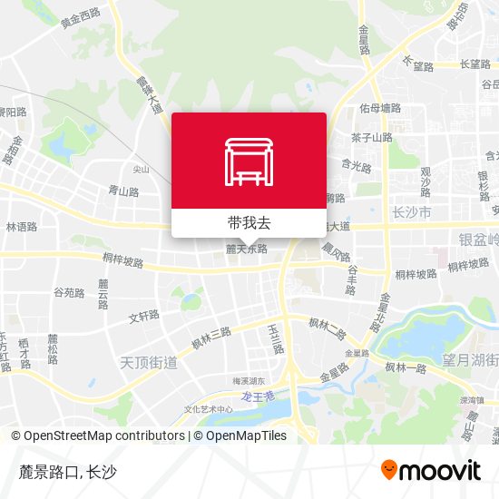 麓景路口地图