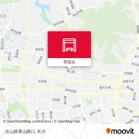 尖山路青山路口地图