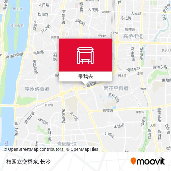 桔园立交桥东地图