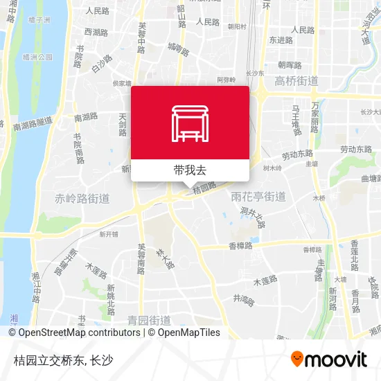 桔园立交桥东地图