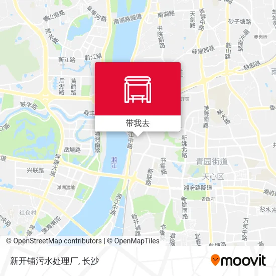 新开铺污水处理厂地图
