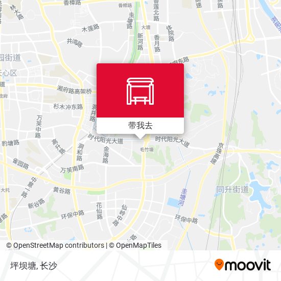 坪坝塘地图