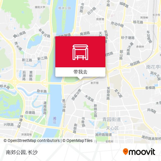 南郊公园地图