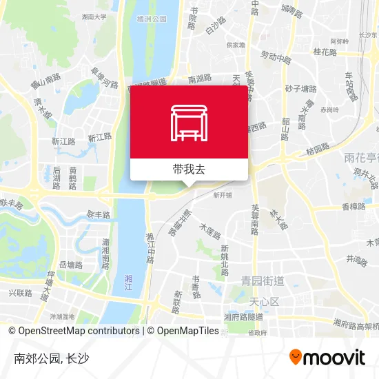 南郊公园地图