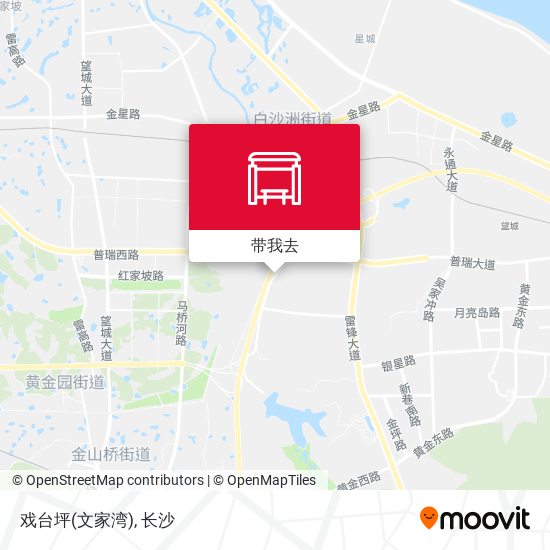 戏台坪(文家湾)地图