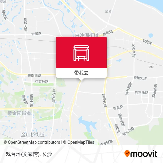 戏台坪(文家湾)地图