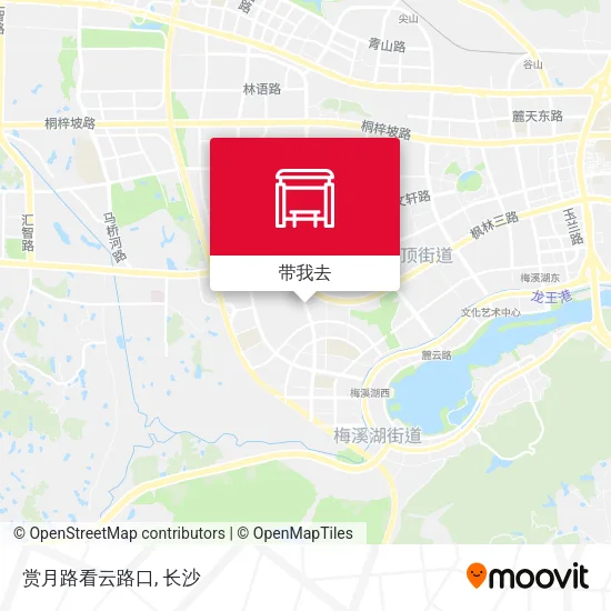 赏月路看云路口地图