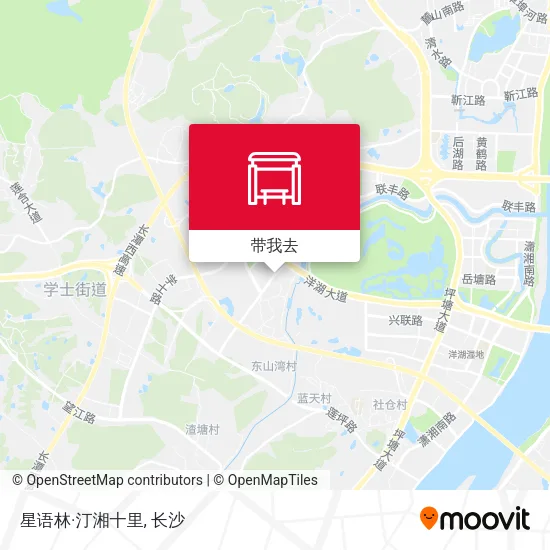 星语林·汀湘十里地图