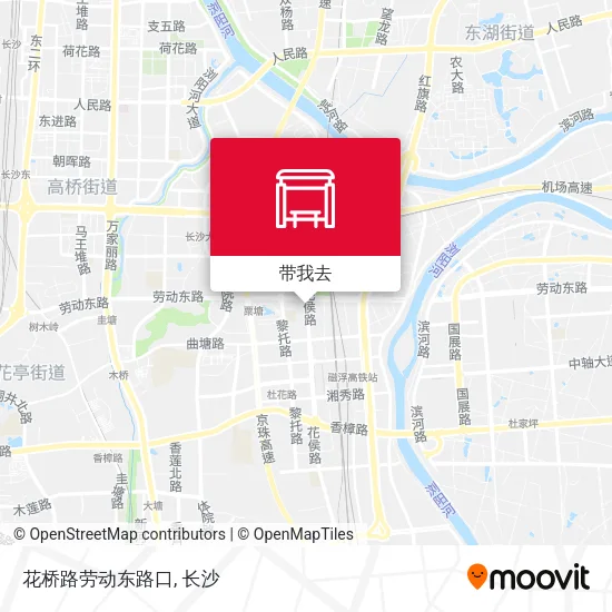 花桥路劳动东路口地图