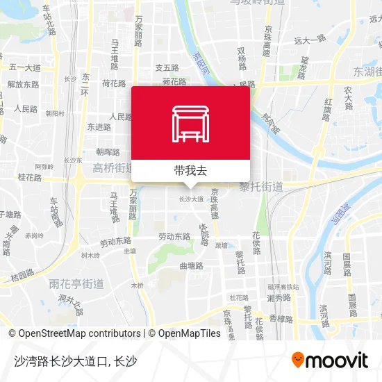 沙湾路长沙大道口地图