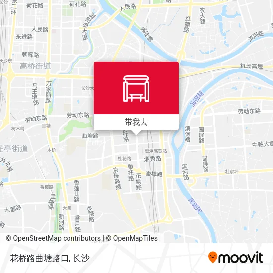 花桥路曲塘路口地图