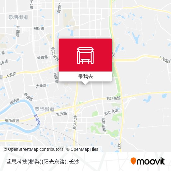 蓝思科技(榔梨)(阳光东路)地图