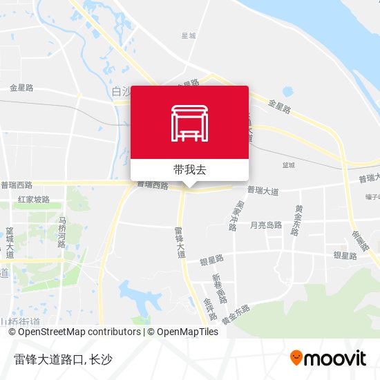 雷锋大道路口地图