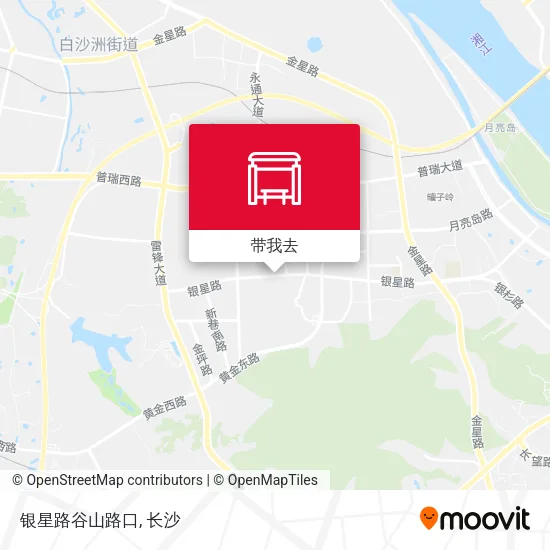 银星路谷山路口地图