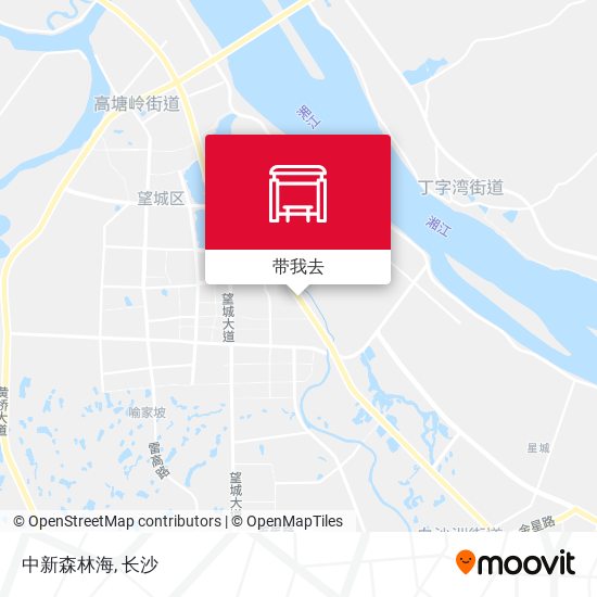 中新森林海地图