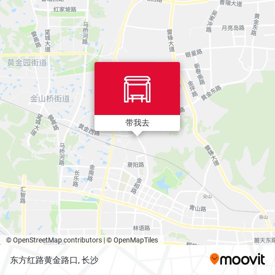 东方红路黄金路口地图
