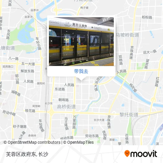 芙蓉区政府东地图
