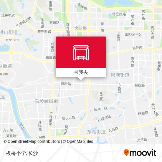 板桥小学地图