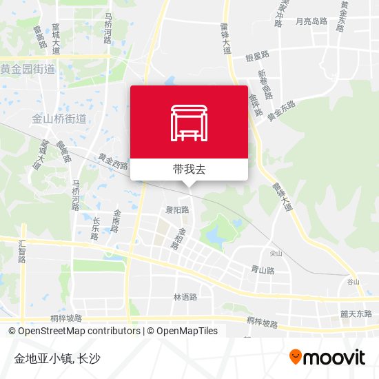 金地亚小镇地图