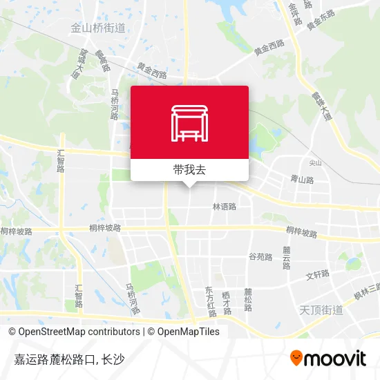 嘉运路麓松路口地图