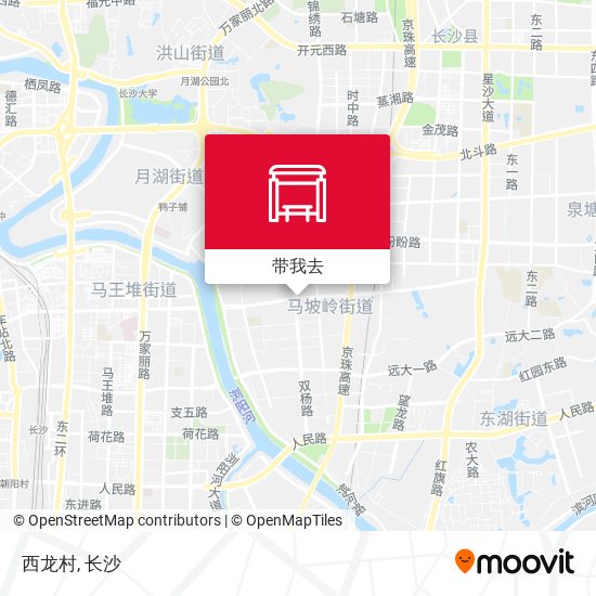 西龙村地图