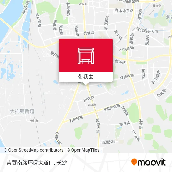 芙蓉南路环保大道口地图