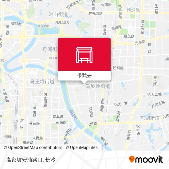 高家坡安油路口地图