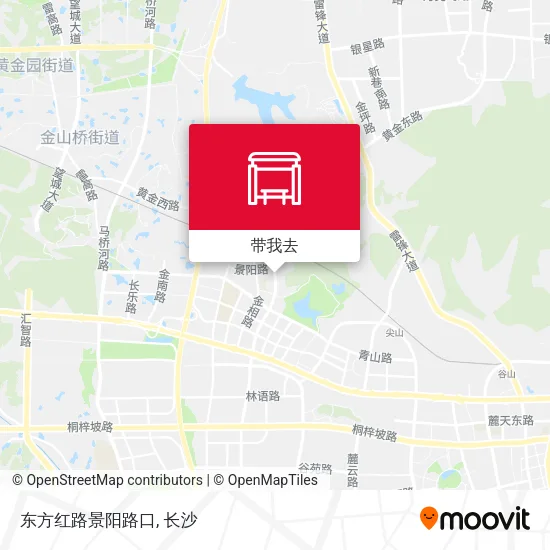 东方红路景阳路口地图