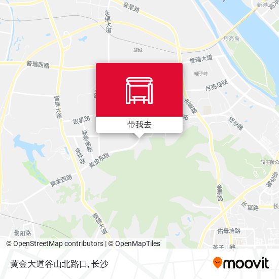 黄金大道谷山北路口地图