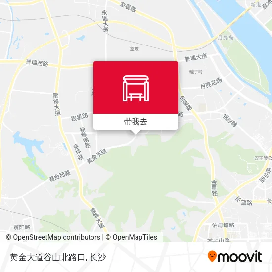 黄金大道谷山北路口地图