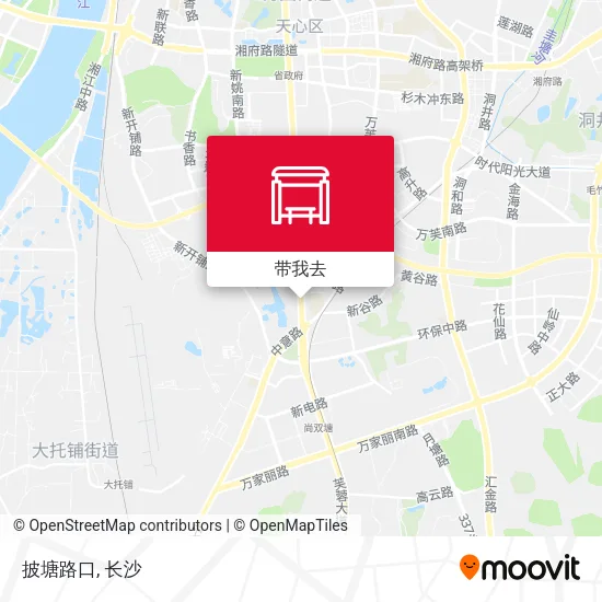 披塘路口地图