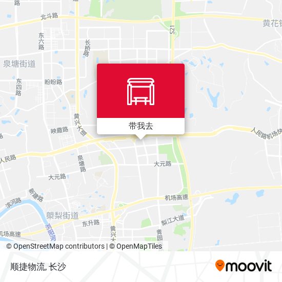 顺捷物流地图