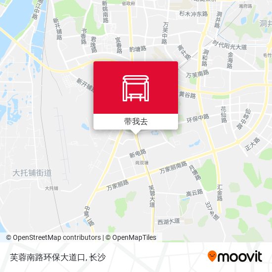 芙蓉南路环保大道口地图