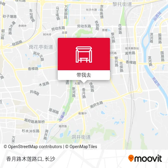 香月路木莲路口地图