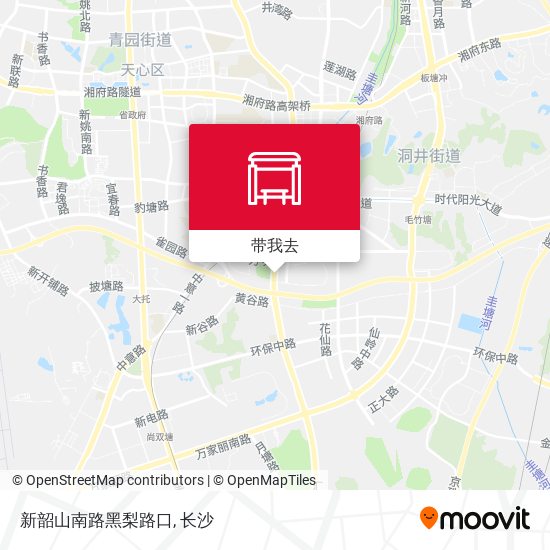 新韶山南路黑梨路口地图
