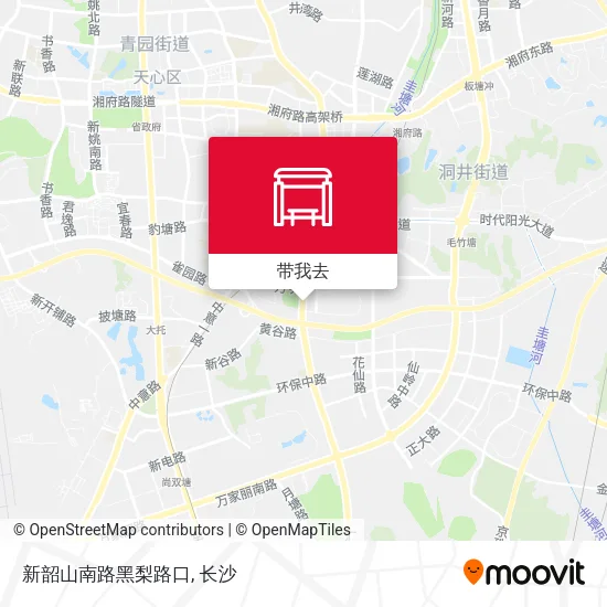新韶山南路黑梨路口地图