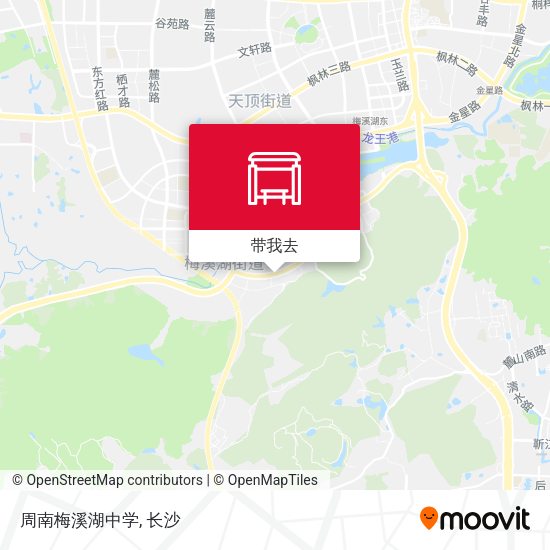 周南梅溪湖中学地图