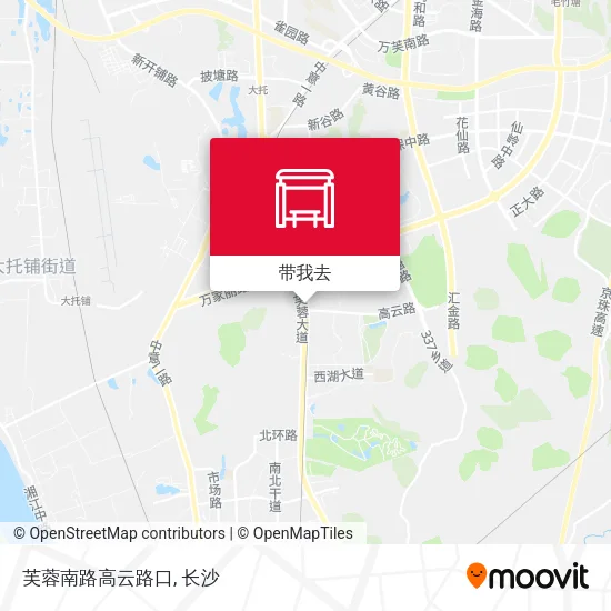 芙蓉南路高云路口地图
