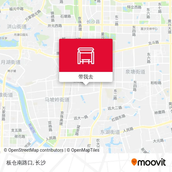 板仓南路口地图