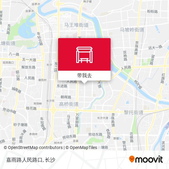 嘉雨路人民路口地图